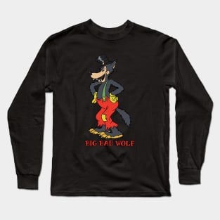 Vintage Big Bad Wolf Long Sleeve T-Shirt